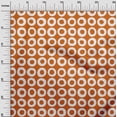 thumbnail image 3 of oneOone Georgette Viscose Orange Fabric Geometric Fabric For Sewing Printed Craft Fabric By The Yard 42 Inch Wide, 3 of 5