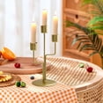 thumbnail image 2 of Candles for Home,Wedding Centerpieces for Tables Candle Stand Modern Structure with Sturdy Base Ideal for Home Decor Dining Table Centerpieces Weddings Events and Gift Giving, 2 of 6