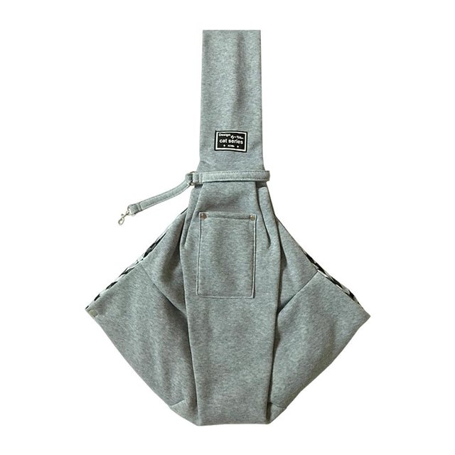 Baohd Sac de Transport pour Animal Chat Chien, Sac de Transport, Sac de Sortie, Sac de Transport, Voyage, Gris