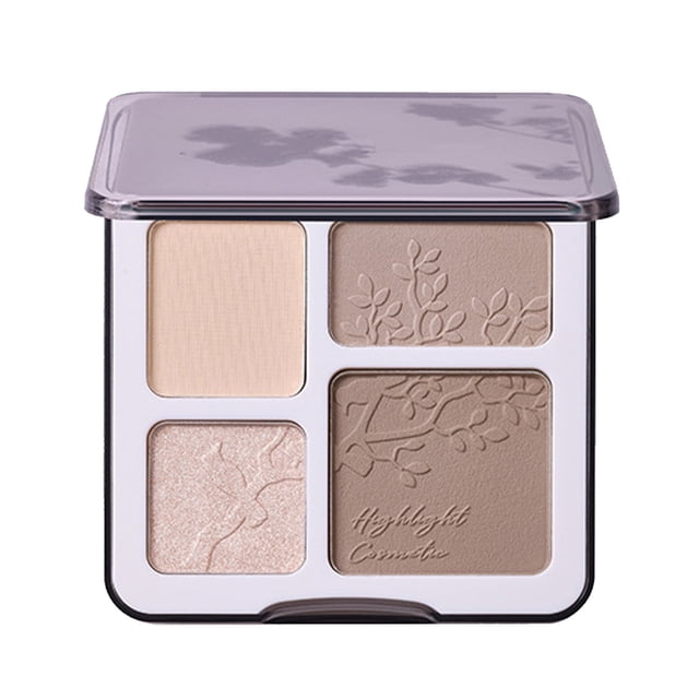 Hearth & Gear High Light Contouring Powder Integrated Plate Enhances Shadow Nose Shadow Contouring Profile Combination Makeup Two Contouring Plates Suitable For Warm And Cold Skin Foundation Pallet