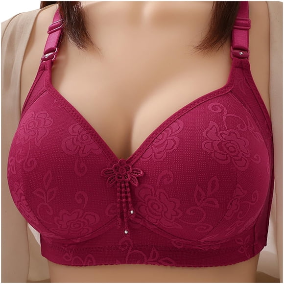 Lenpel Push up Bras for Women No Underwire Supportive Lifting Lace Full Coverage Bralettes Comfortable Everyday Bras