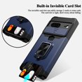 thumbnail image 2 of ORUYROP for Google Pixel 7 Case,Multi-Functional Pixel 7 Wallet Case with Card Holder,Sliding Camera Cover & Ring Holder Magnet Kickstand Protective Phone Case for Google Pixel 7 5G(2022),Blue, 2 of 7