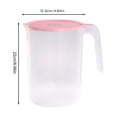 thumbnail image 3 of Oleegame 1PC Glass Bottle Simple Cold Water Kettle Household Plastic Heat High Temperature Cold Boiled Water Cup Tea Pot Set Miscellaneous Pot Large Capacity Pink, 3 of 4