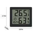 thumbnail image 2 of Household Indoor Thermometer, Digital Temperature And Humidity Monitor, Indoor Hygrometer Sensor, Hygrometer, Baby Room, Greenhouse Hygrometer, 2 of 7