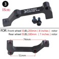 thumbnail image 1 of Mosiee Newest Useful Mount Adapter Aluminium Alloy For 140 160 180 203Mm Rotor, 1 of 7