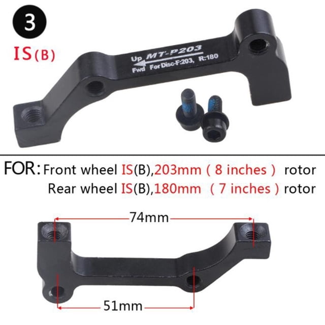 Mosiee Newest Useful Mount Adapter Aluminium Alloy For 140 160 180 203Mm Rotor