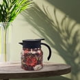 thumbnail image 3 of Glass&Bottle Floral Pattern Tea Pot with Built-In Infuser and Stainless Steel Thermal Carafe for Hot Drinks Elegant Kitchen and Beverage Service, 3 of 3