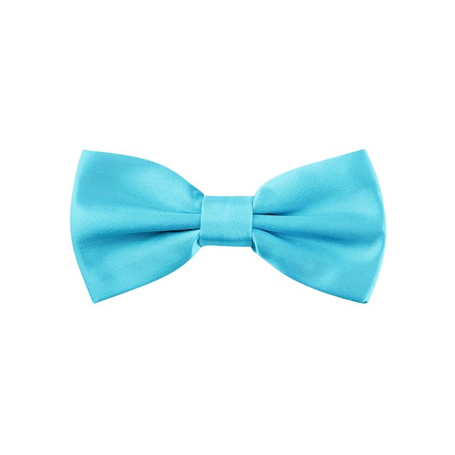 INSPIRE CHIC Accessoires de Nœud Papillon pour Homme Sangle Ajustable Formel Uni Smoking Pré-Noué Bleu Lac