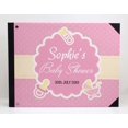 thumbnail image 3 of Darling Souvenir Pink Polka Dot & Frame Baby ShowerGuestbookHardbound Cover Personalized Printed MemoryGuestRegistry-9 x 12 Inches, 3 of 5