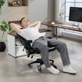 thumbnail image 2 of Vinsetto Massage Office Chair with 6-Point Vibration, Black, 2 of 10