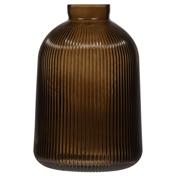 Bouclair Brown Decorative Glass Vase