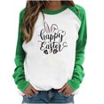 thumbnail image 2 of EGNMCR Chemise Imprimée de Pâques T-Shirts Graphiques pour Femmes Chemises de Pâques Mode Décontractée Manches Longues Imprimées Chandails en Molleton Hauts T-Shirts pour Femmes, 2 of 5