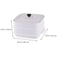 thumbnail image 2 of Weiweiguan Food Steamer Double Layer Kitchen Steamer Microwave Steamer Kitchen Tool, 2 of 6
