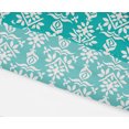 thumbnail image 4 of Vargottam Indoor/OutdoorRoundTablecloth 58 InchTablecloth With Umbrella Hole & Zip, Waterproof TableCloth, TableCovers For Backyard Table -Turquoise Blue, 4 of 7