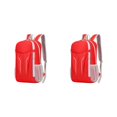thumbnail image 2 of kurtrusly 1/2/3/5 Sac à Dos de Randonnée de Camping Imperméable et Durable pour un Voyage Pratique Rendant Facile à Plier Rouge 2PCS, 2 of 6
