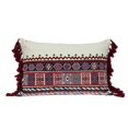 thumbnail image 1 of HomeRoots 402713 Coussin Lombaire avec Pompons&44; Multi Couleur, 1 of 1
