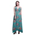 thumbnail image 1 of Bimba Robe de Plage Bohème Longue Sans Manches à Bretelles Imprimée Florale pour Femme - Medium, 1 of 1