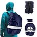 thumbnail image 3 of Frelaxy Hi-Visibility Backpack Rain Cover with Reflective Strip 100% Waterproof Ultralight Backpack Cover, Storage Pouch, Anti-Slip Cross Buckle Strap, for Hiking, Camping, Biking, Outdoor, Traveling, 3 of 4