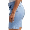 thumbnail image 4 of WEIYLL Women's Pants Summer Solid Color Comfortable Straight Five Point Leggings Pockets Blue Trousers size M, 4 of 9