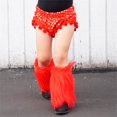thumbnail image 3 of Faithtur Girl's Faux Fur Leg Warmers Solid Color Soft Cozy Fuzzy Boot Cuff Cover Party Costumes, 3 of 3