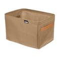 thumbnail image 1 of Clothes Storage Basket with Thickened Steel Frame, Breathable Fabric, Foldable, Large Capacity Organizer for Blankets, Clothes, Pillows, Multiple Sizes (35x25x22 cm to 48x28x25 cm), 1 of 1
