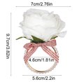 thumbnail image 3 of Fridja Cadeaux pour Hommes Bague Serviette Rose de la Saint-Valentin, 3 of 6