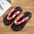 thumbnail image 2 of Traditional Japanese Clogs Slippers Shoes Comfortable Geta Sandals for Men Women 39, 2 of 6