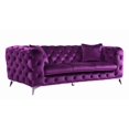 thumbnail image 3 of ACME Atronia Sofa in Purple Fabric, 3 of 4