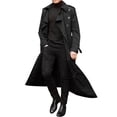 thumbnail image 2 of Qertyioot Manteau d'Hiver Mode Homme Couleur Unie Décontracté, 2 of 6