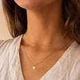 thumbnail image 5 of SIfdSeng Women's Fashion Heart Letter Necklace 26 Letters Circular Double Layer Neck Chain, 5 of 5