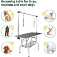 thumbnail image 4 of 46 Inch Dog Grooming Table,Adjustable Home Pet Grooming Tables with Arm/Noose/Mesh Tray, 4 of 7
