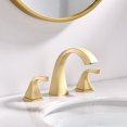 thumbnail image 1 of 8 inch Widespread Bathroom Faucet with Drain Assembly, 1 of 5