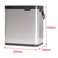 thumbnail image 3 of GROWTH TANK 4L Hanging Trash Can with Lid Garbage Can Waste Bin Over Cabinet Door for Car RV, 3 of 9