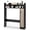 Black, variant on Giantex Over The Toilet Storage Cabinet, Freestanding Toilet Organizer, Space-Saving Storage Rack, White