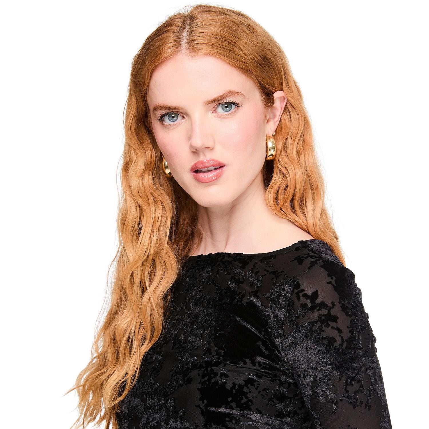George Women's Burnout Velvet Maxi Dress