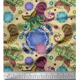 thumbnail image 1 of Soimoi Rayon Fabric Mandala & Paisley Ethnic Print Fabric by Yard 42 Inch Wide, 1 of 3