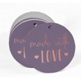 thumbnail image 2 of Inkdotpot Real Rose Gold Foil Made With Love Text Tag Favor Hang Paper Tag 100 Piece, 2 of 6