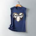 thumbnail image 5 of SMihono Hauts pour Femmes Débardeur Mode Imprimé Col Rond Confortable T-shirt Ample Fête des Mères Sans Manches Blouse Décontractée Hauts d'Été pour Femmes, 5 of 5