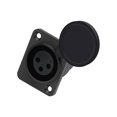 thumbnail image 1 of 3Pin Xlr Female Chassis Panel Socket Connector for Audio Mobility Scooter, 1 of 10