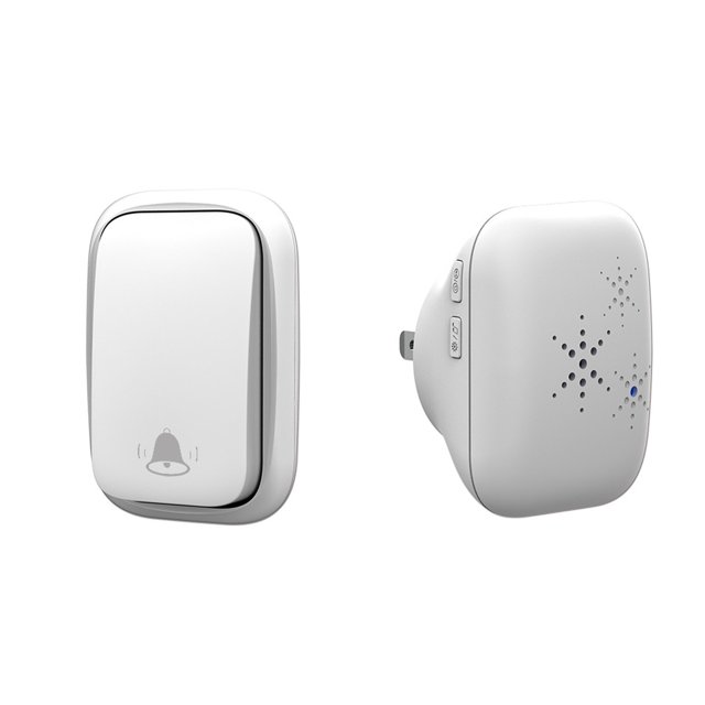 Sonnette Sans Fil pour la Maison, Sonnette Musicale Autonome, Longue Portée, Étanche, Télécommande