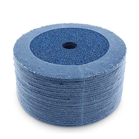 Black Hawk Zirconia Resin Fiber Grinding & Sanding Discs, 36 Grit, 7-Inch x 7/8-Inch Arbor, Pack of 25