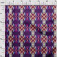 thumbnail image 3 of oneOone Rayon Violet Fabric Abstract Sewing Material Print Fabric By The Yard 56 Inch Wide, 3 of 4