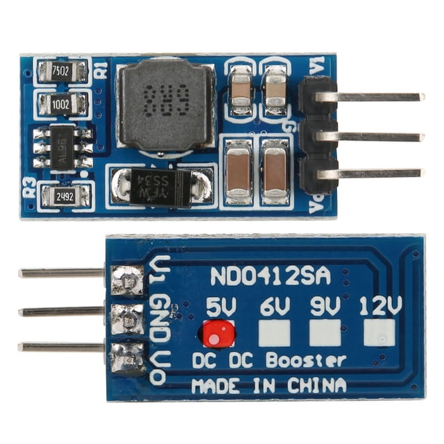 Step Up Module Dc Dc Step Up Module Dc Dc Boost Converter 2Pcs DC DC Step Up Module Boost Converter For LED Motor 7W 2.6-5.5 To 5v 6v 9v 12V ND0412SA
