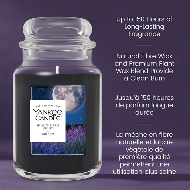 Yankee Candle Scented Candle, MidSummer's Night, 22 oz Original