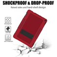 thumbnail image 4 of Mignova for Fire HD 10 Case,Heavy-Duty Drop-Proof Shock-Resistant Rugged Protective case(with Stand) for All-New Amazon Fire HD 10 & Fire HD 10 Plus (11th Generation, 2021 Release)(Red/Black), 4 of 6