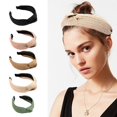 thumbnail image 1 of MesaSe Bandeau à Tricoter Nouage Élasticité Charmant Style Cerceau Bandeau, 1 of 6