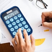 Dvkptbk calculator Solar Cell In 1 Calculator Student Calculator Office Portable Candy Calculator