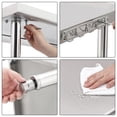 thumbnail image 4 of NSF Stainless Steel Work Table - 60x24x35 Inch - Adjustable Undershelf, Heavy Duty, Tool Hooks, Straight Edge, No Casters, No Backsplash, For Restaurant & Kitchen, 4 of 6