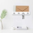 thumbnail image 4 of Key Holder for Wall Entryway Mail Holder for Wall Adhesive Key Rack for Wall with 4 Key Hook Wall Key Holder Key Hanger for Wall Mail Organizer Wall Mount for Entryway, Mudroom, Hallway, 4 of 7