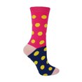 thumbnail image 1 of Miss Sparrow - Ladies Breathable Soft Novelty Bamboo Socks | Patterned Striped Polka Dot Socks, 1 of 2